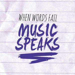 When Words Fail Music Speaks PS5 Controller Skin